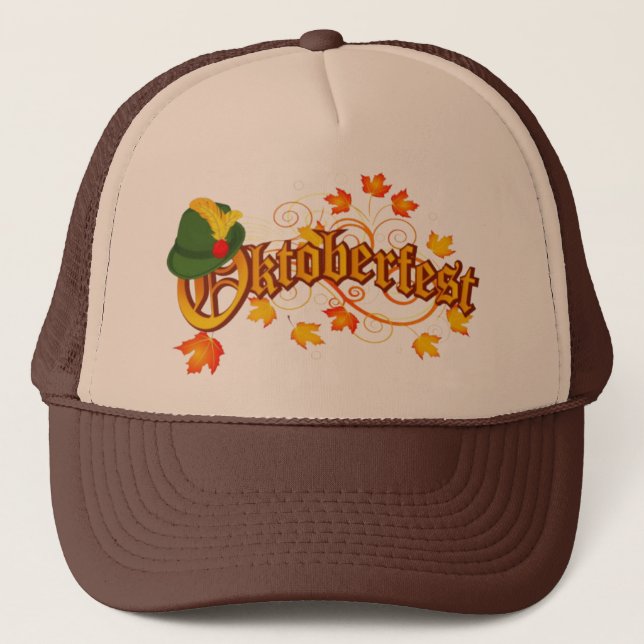 sombrero de camionero de Deutschland y Oktoberfest (Anverso)
