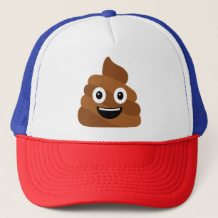 Sombrero de Camionero de Emoji Poop