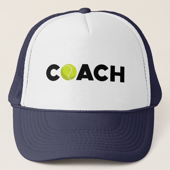 Sombrero de camionero de entrenador de tenis (Anverso)
