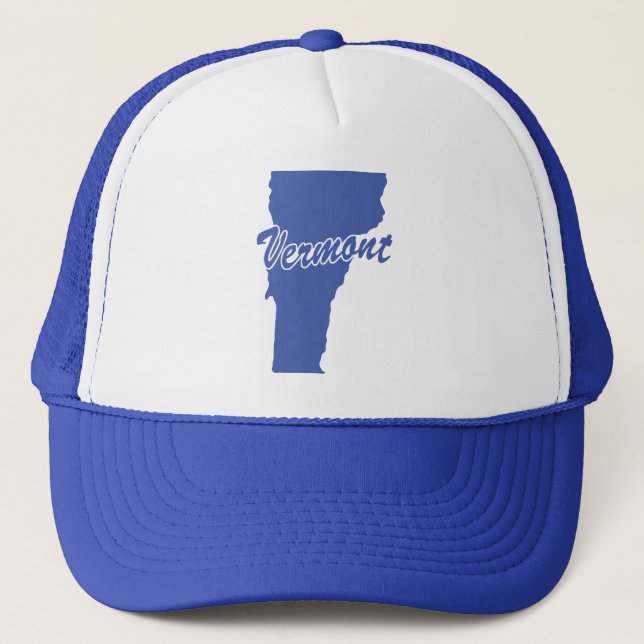 Sombrero De Camionero De Forma De Vermont (Anverso)