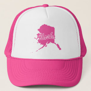 Sombrero De Camionero De Forma Estado De Alaska
