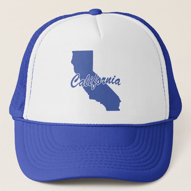 Sombrero De Camionero De Forma Estado De Californi (Anverso)