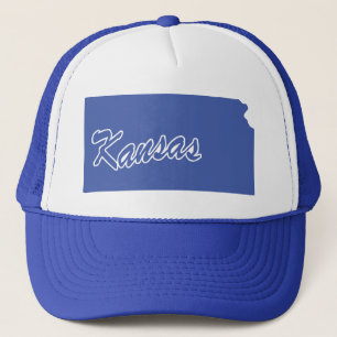 Sombrero De Camionero De Forma Estado De Kansas