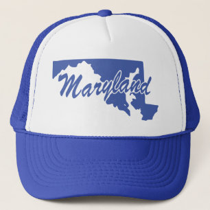 Sombrero De Camionero De Forma Estado De Maryland