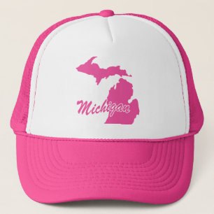 Sombrero De Camionero De Forma Estado De Michigan