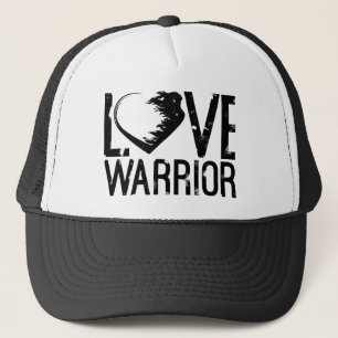 Sombrero de camionero de guerrero de amor