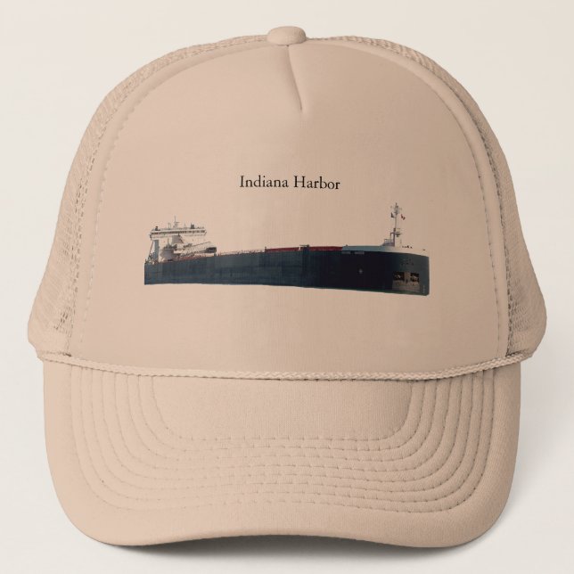 sombrero de camionero de Indiana Harbour (Anverso)