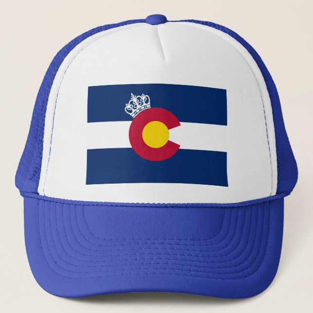 Sombrero de camionero de la corona de la bandera d (Anverso)