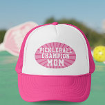 Sombrero de camionero de mamá, campeón de pelota r<br><div class="desc">Sombrero de camionero de pelota rosa de mamá - puede que te deje ganar - pero lo dudo.</div>