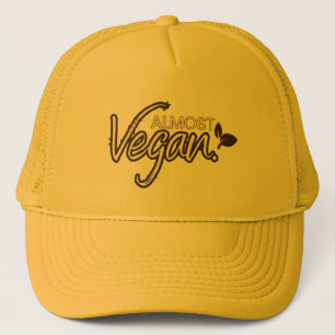 Sombrero de camionero de manga larga casi vegan