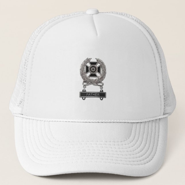 Sombrero de camionero de Medalla experto divertido (Anverso)