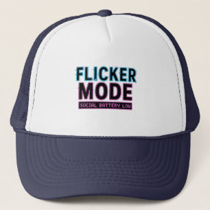 Sombrero de camionero de modo parpadeo - Estético