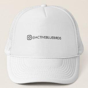 Sombrero de camionero de nombre de Instagram perso