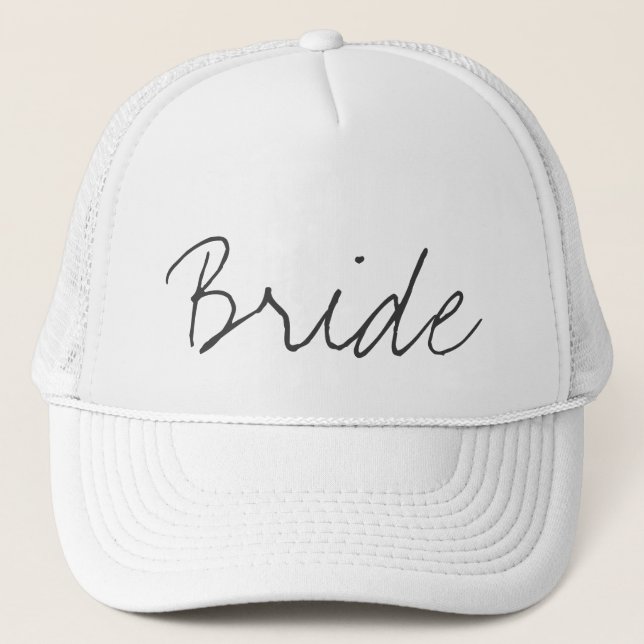 Sombrero de camionero de novia (Anverso)
