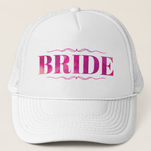 Sombrero de camionero de novia