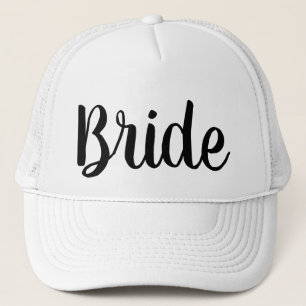 Sombrero de camionero de novia
