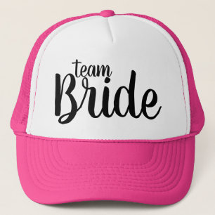 Sombrero de camionero de novia de equipo