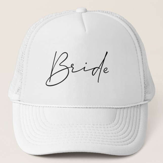 Sombrero de camionero de novia para la fiesta de l (Anverso)