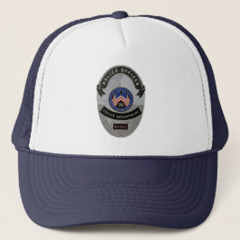 Sombrero de camionero de oficial de policía