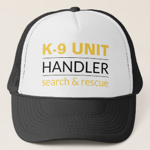 Sombrero de camionero de oficial K9