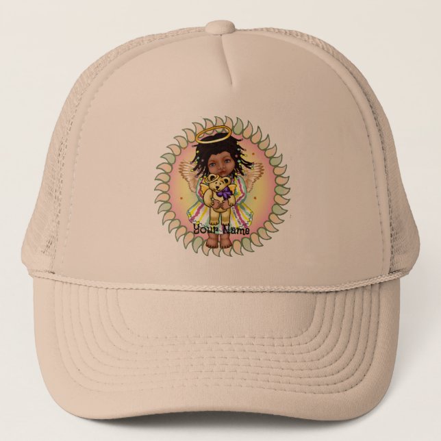 Sombrero de camionero de oso Angel Holding (Anverso)