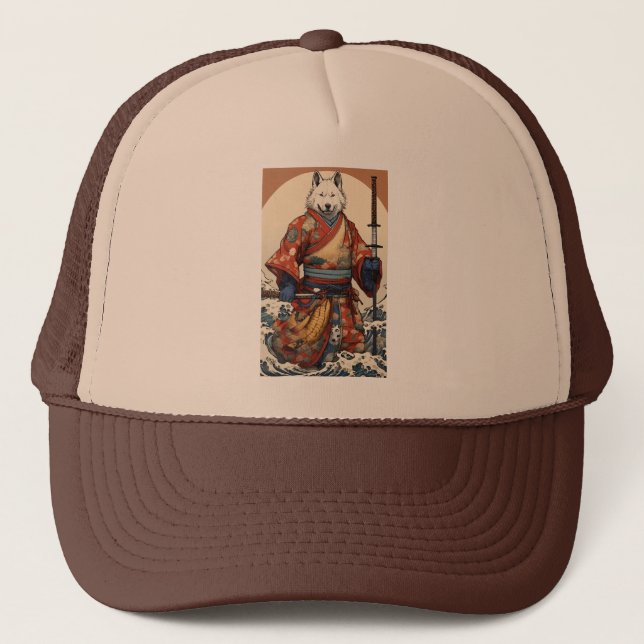 Sombrero de camionero de perro de Samurai (Anverso)
