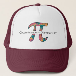 Sombrero de camionero de Pi Day - Diseño matemátic