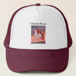 Sombrero de camionero de poder de Unicorn