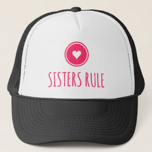 Sombrero de camionero de reglas de hermanas