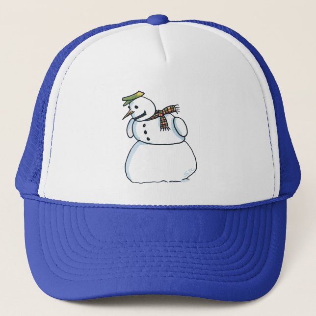 Sombrero de camionero de Snowman (Anverso)