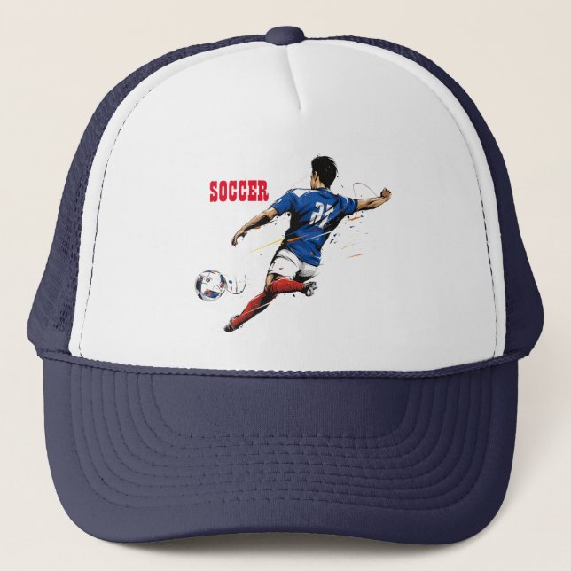 Sombrero de camionero del jugador de fútbol (Anverso)