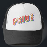 Sombrero de camionero del orgullo LGBT por las let<br><div class="desc">Junio puede ser el Mes del Orgullo pero no hay razón para no celebrar el orgullo y los derechos de todos los días del año con estos gorras de estilo retro y ayudar a difundir el maravilloso mensaje de igualdad. Agregue la redacción de su personalizado a este diseño utilizando los...</div>