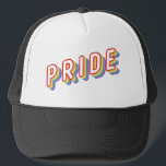 Sombrero de camionero del orgullo LGBT por las let<br><div class="desc">Junio puede ser el Mes del Orgullo pero no hay razón para no celebrar el orgullo y los derechos de todos los días del año con estos gorras de estilo retro y ayudar a difundir el maravilloso mensaje de igualdad. Agregue la redacción de su personalizado a este diseño utilizando los...</div>