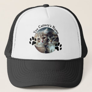 Sombrero de camionero del propietario de una perso