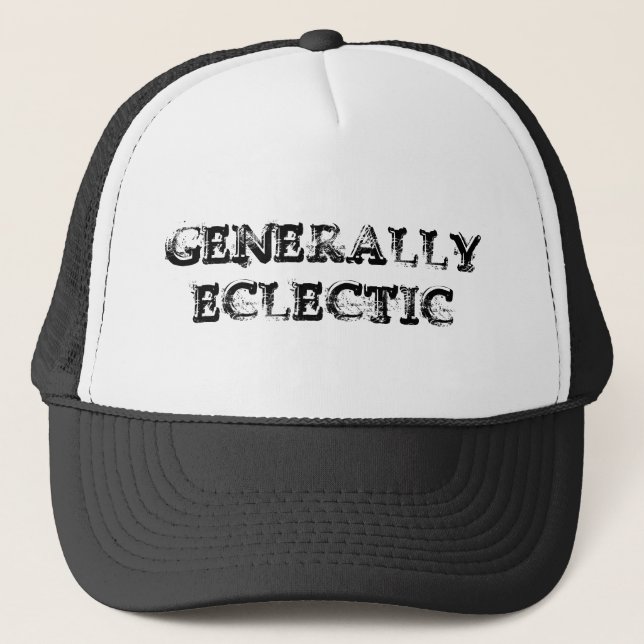 Sombrero de camionero Ecléctico™ en general (Anverso)