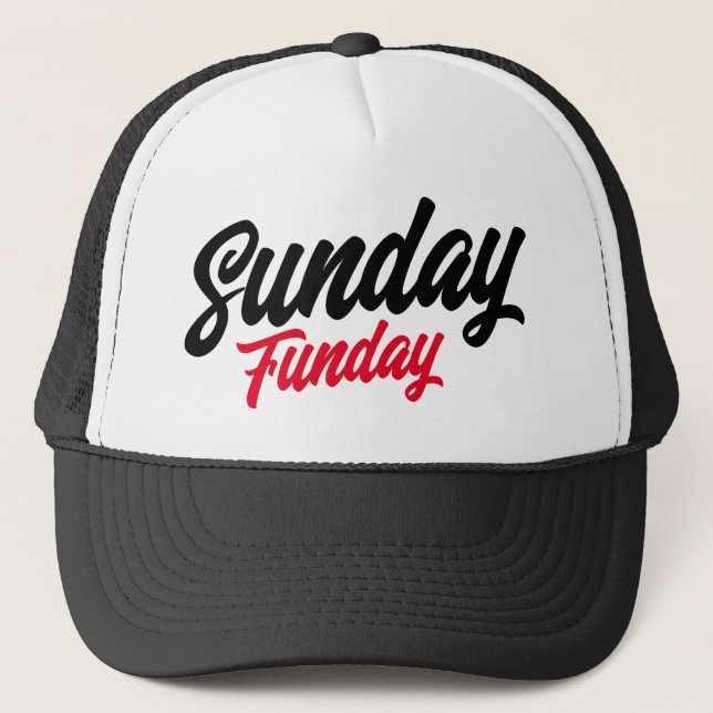Sombrero de camionero genial del domingo de lunes (Anverso)