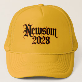 Sombrero de camionero gótico Newsom 2028