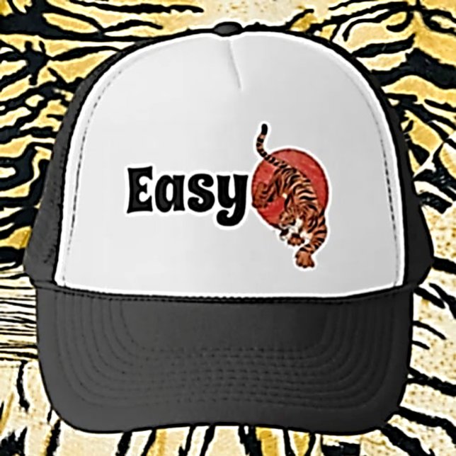 Sombrero de camionero gracioso "Easy Tiger" - Tipo (Subido por el creador)