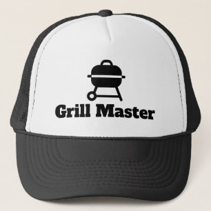 Sombrero de camionero Grill Master para chef en el
