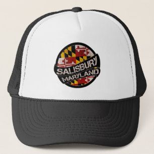 Sombrero de camionero grungo de Salisbury Maryland