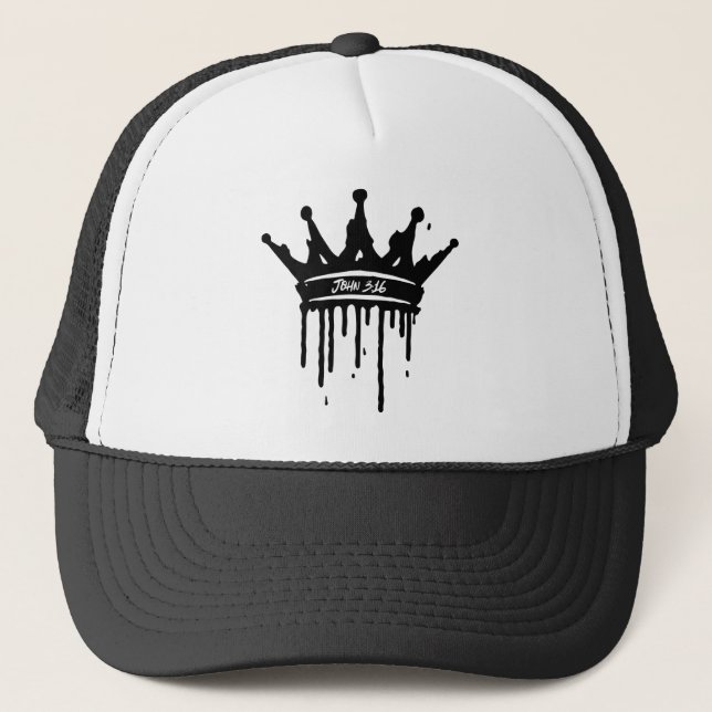 Sombrero de camionero John 3:16 (Anverso)