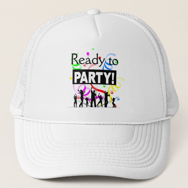 Sombrero De Camionero Listo Para Fiesta (Anverso)