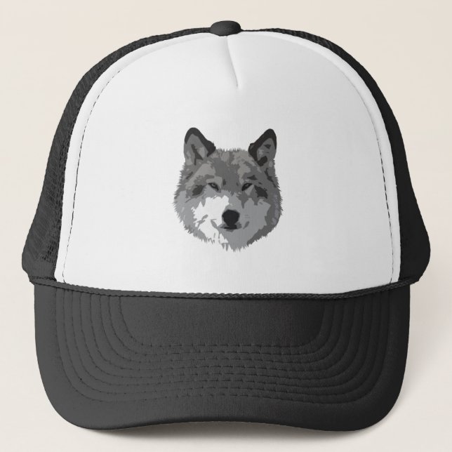 sombrero de camionero lobo a la venta. (Anverso)
