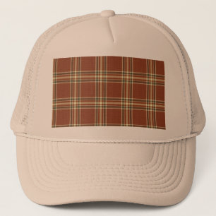 Sombrero de camionero marrón