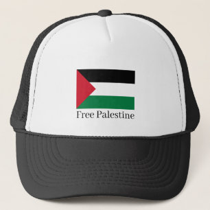Sombrero de camionero palestino libre