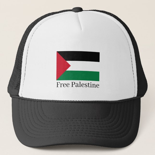 Sombrero de camionero palestino libre (Anverso)