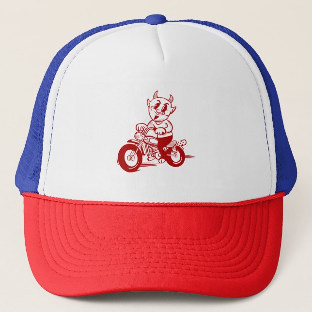 Sombrero de camionero para motociclistas Personali (Anverso)