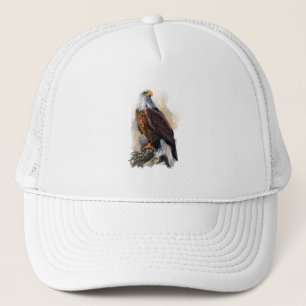 Sombrero de Camionero para Pintar Águila Calva