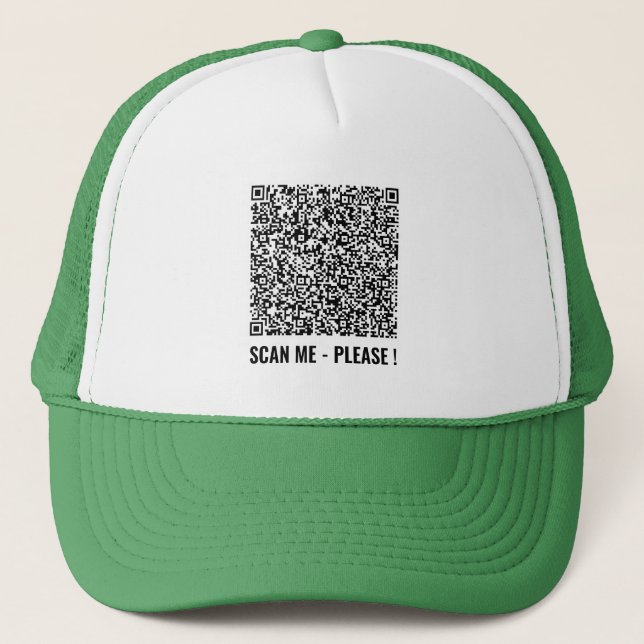 Sombrero de camionero personalizado con informació (Anverso)
