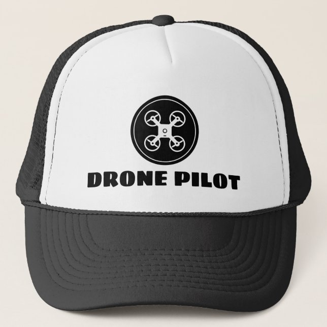 Sombrero de camionero piloto de drones (Anverso)